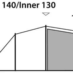 Outwell "Earth" - 4 Personen -Camping-Ausrüstung Verkaufsgeschäft 150172 14