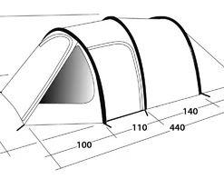 Outwell "Earth" - 5 Personen 12 Outwell "Earth" - 5 Personen -Camping-Ausrüstung Verkaufsgeschäft 150173 12