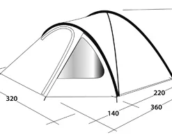 Outwell "Cloud" - 5 Personen 11 Outwell "Cloud" - 5 Personen -Camping-Ausrüstung Verkaufsgeschäft 150177 12
