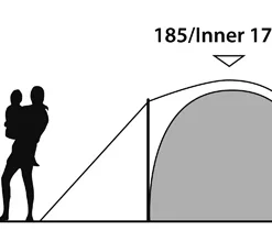 Outwell "Cloud" - 5 Personen 13 Outwell "Cloud" - 5 Personen -Camping-Ausrüstung Verkaufsgeschäft 150177 14