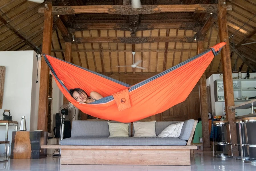 Ticket To The Moon "Original Hammock" - Orange/ Dark Grey – Bild 3