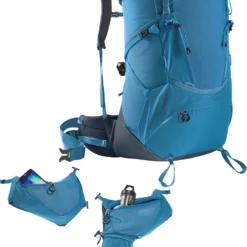 Deuter "Aircontact Core 60+10" - Reef/ink -Camping-Ausrüstung Verkaufsgeschäft 3350522 1358 Aircontact Core 60 10 reef ink D 08