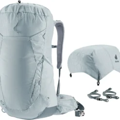 Deuter "Aircontact Ultra 50+5" - Tin/shale -Camping-Ausrüstung Verkaufsgeschäft 3360122 4419 Aircontact Ultra 50 5 tin shale D 07