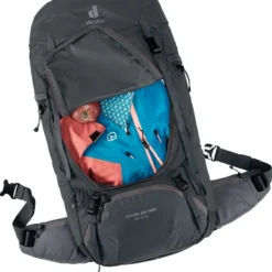 Deuter "Futura Air Trek 45 + 10 SL" - Black/graphite -Camping-Ausrüstung Verkaufsgeschäft 3402021 7403 Futura Air Trek 45 10 SL black graphite D 10