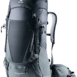 Deuter "Futura Air Trek 50 + 10" - Black/graphite -Camping-Ausrüstung Verkaufsgeschäft 3402121 7403 FuturaAirTrek50plus10 black graphite D 00