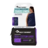 Sea To Summit "Silk&Cotton Travel Liner" - Mummy 1 Sea To Summit "Silk&Cotton Travel Liner" - Mummy -Camping-Ausrüstung Verkaufsgeschäft ASLKCTNMUMMY SilkCottonLiner MummyTapered Packaging 01 1000x1330 1