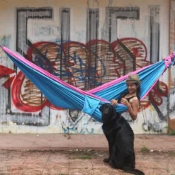 Ticket To The Moon "Original Hammock" - Aqua/ Pink 7 Ticket To The Moon "Original Hammock" - Aqua/ Pink -Camping-Ausrüstung Verkaufsgeschäft IMG 2447