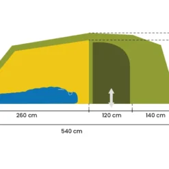 Rejka "Antao IV Camp" -Camping-Ausrüstung Verkaufsgeschäft antao 4 camp sideview