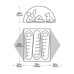 Big Agnes "Blacktail 3" -Camping-Ausrüstung Verkaufsgeschäft bigagnes blacktail 3 5