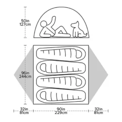 Big Agnes "Blacktail 4" -Camping-Ausrüstung Verkaufsgeschäft bigagnes blacktail 4 5