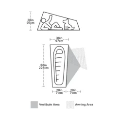 Big Agnes "Copper Spur HV UL 1" -Camping-Ausrüstung Verkaufsgeschäft bigagnes cooperspurhvul1 5