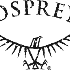 Osprey "Seral 4" - Black -Camping-Ausrüstung Verkaufsgeschäft ospray logo
