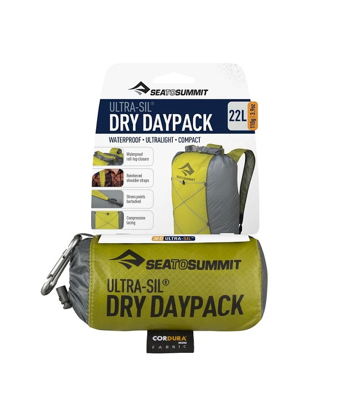 Sea To Summit "Ultra-Sil Dry Daypack" - Lime 4 Sea To Summit "Ultra-Sil Dry Daypack" - Lime – Bild 2