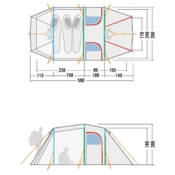 Tatonka "Family Camp" -Camping-Ausrüstung Verkaufsgeschäft tatonka familycamp 7