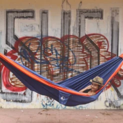 Ticket To The Moon "Original Hammock" - Royal Blue/ Orange -Camping-Ausrüstung Verkaufsgeschäft tmo3935 4